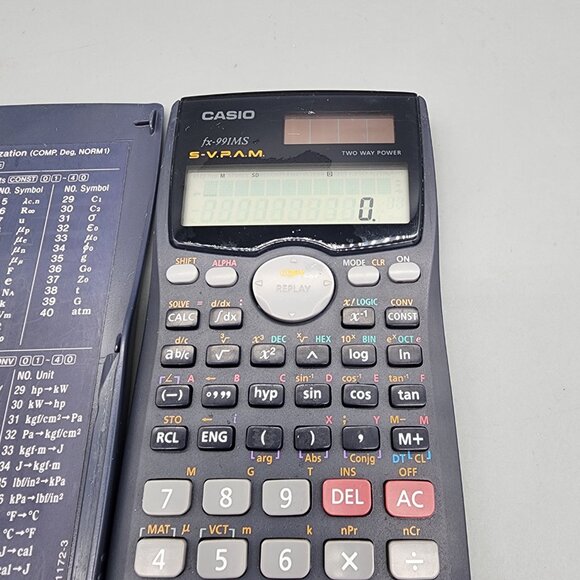 Casio fx-991MS Scientific Calculator 2-Way Power SVPAM Tested Works - Picture 4 of 4